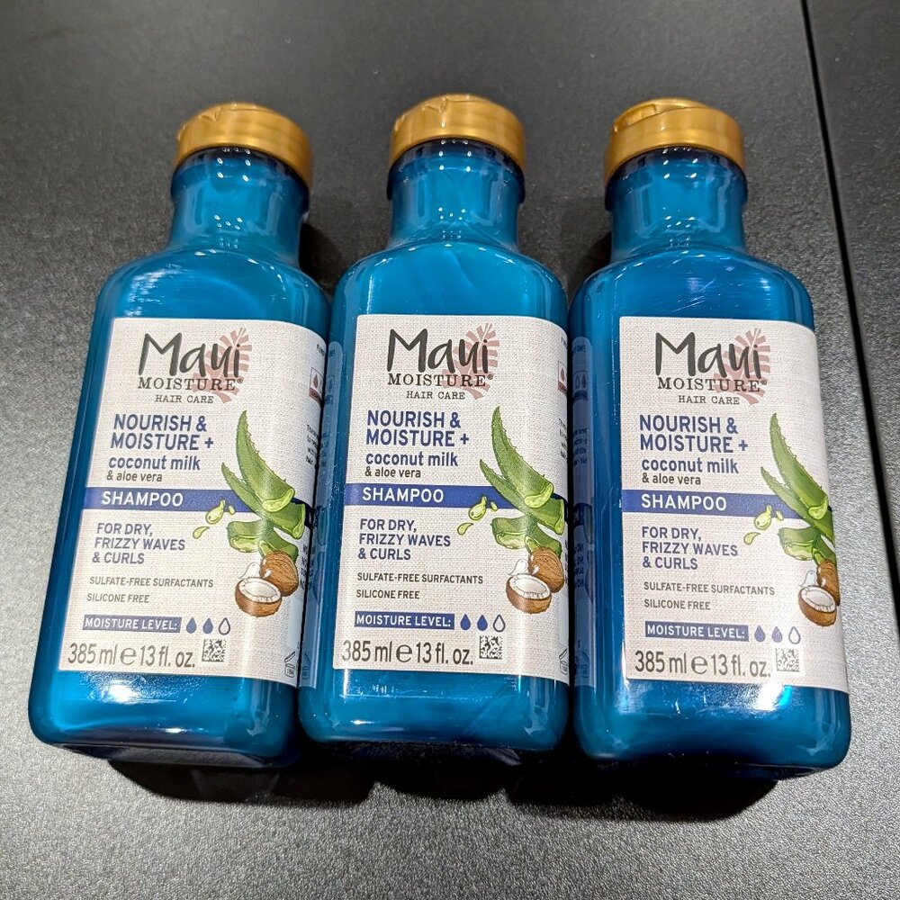 Set of three (3) NEW Maui Moisture Coconut Milk Shampoos - Picture 2 of 4